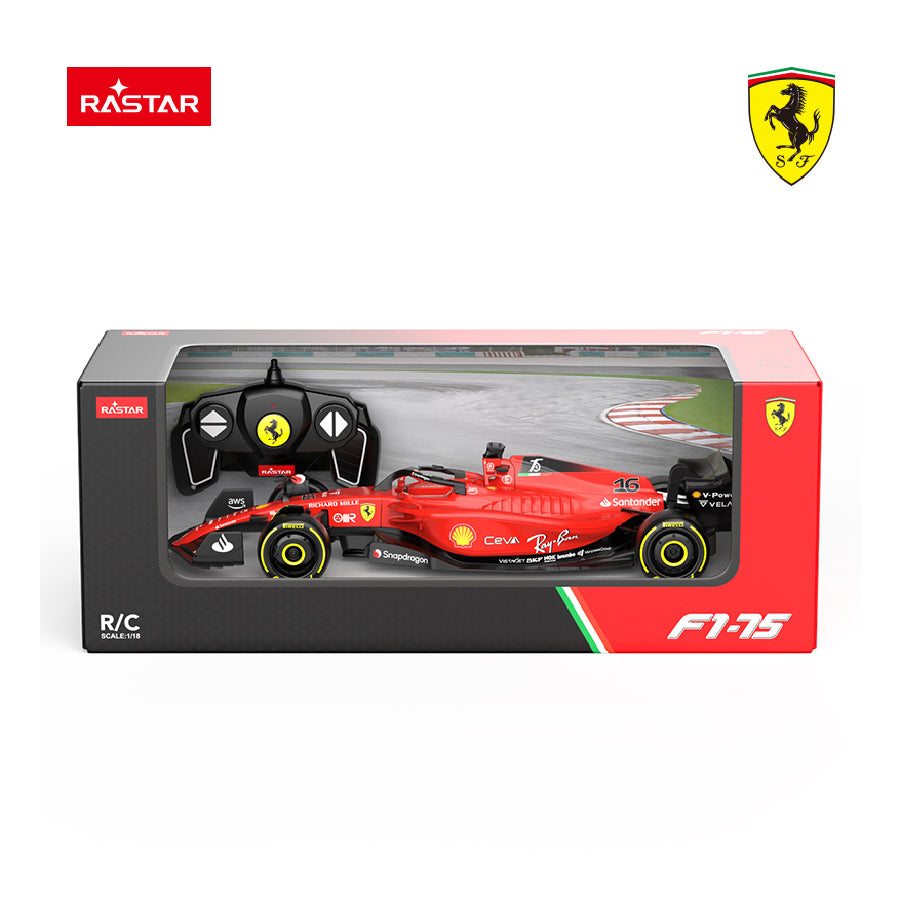Xe điều khiển 1:18 Ferrari F1-75 Đỏ RASTAR R93400