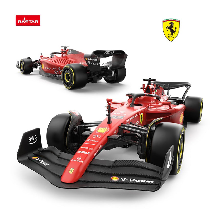 Xe điều khiển 1:18 Ferrari F1-75 Đỏ RASTAR R93400