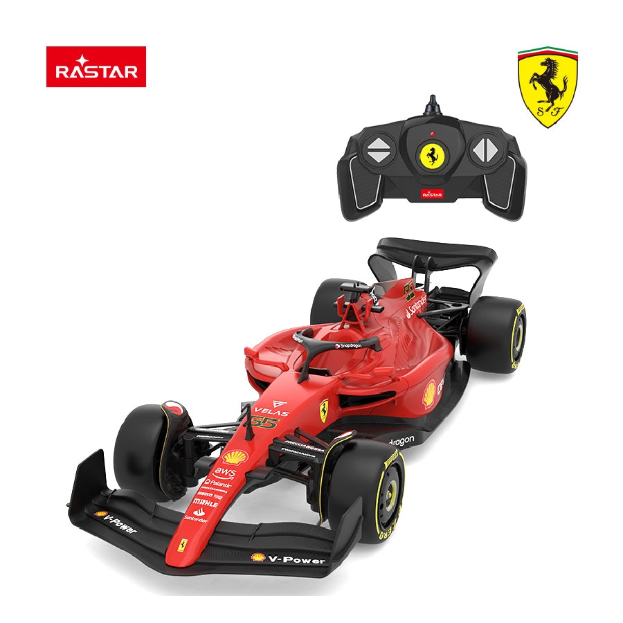 Xe điều khiển 1:18 Ferrari F1-75 Đỏ RASTAR R93400