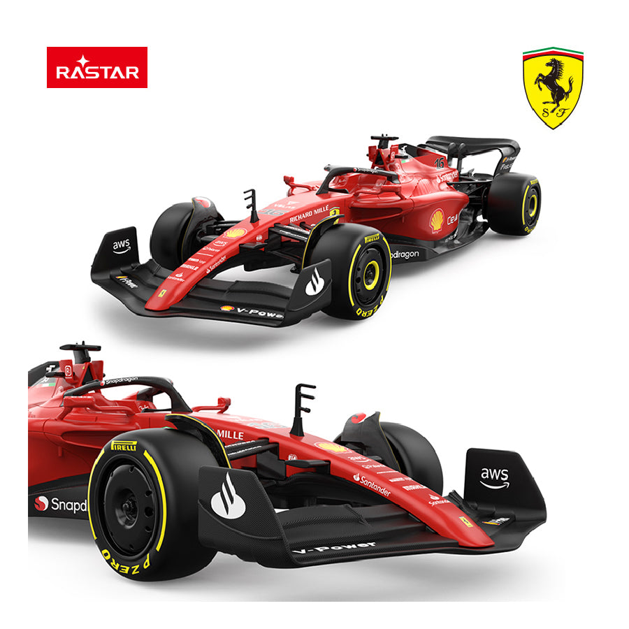 Xe điều khiển 1:18 Ferrari F1-75 Đỏ RASTAR R93400