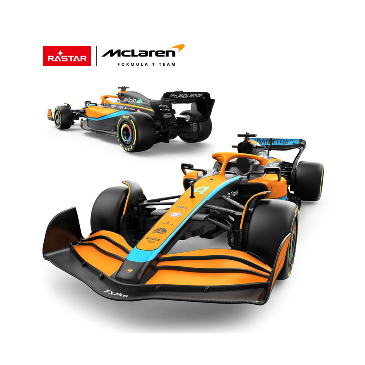 Xe Điều Khiển 1:18 McLaren F1 Mcl36 Cam RASTAR R93300