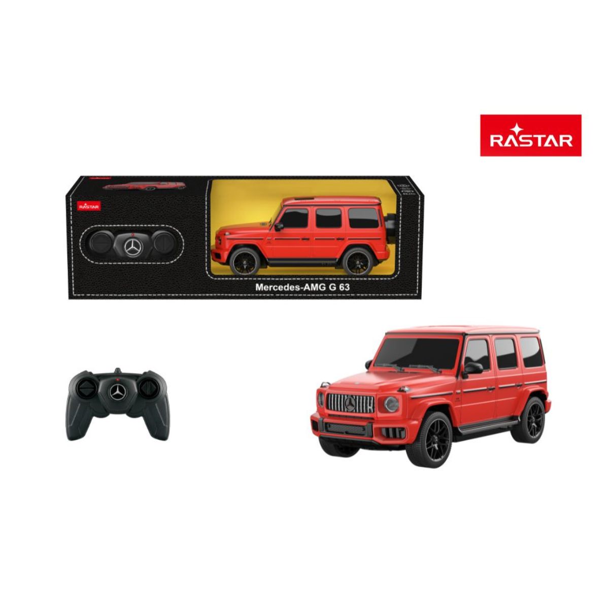 Đồ Chơi Xe Điều Khiển 1:24 Mercedes AMG G63 Đỏ RASTAR R10360