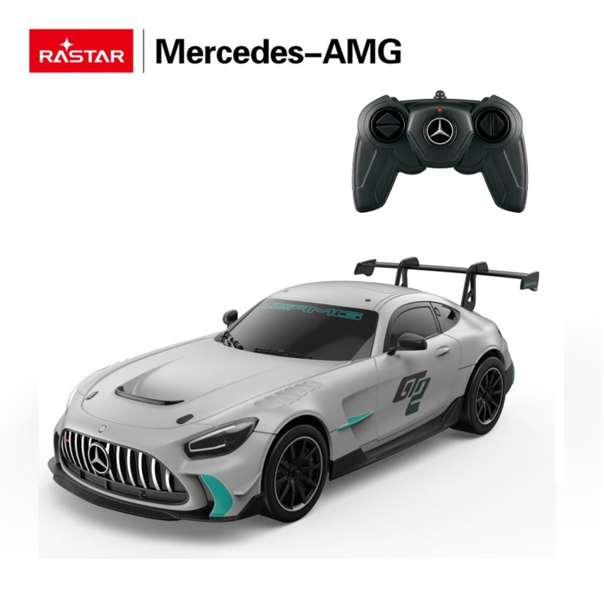 Đồ Chơi Xe Điều Khiển 1:24 Mercedes-AMG GT2 Xám RASTAR R10230