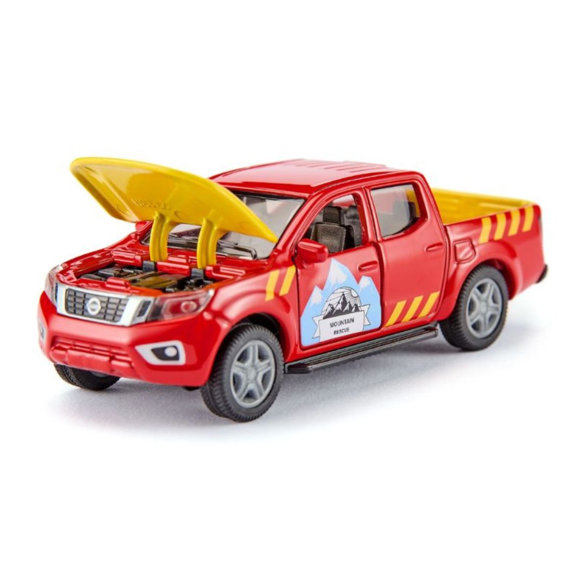 Đồ Chơi Xe Nissan Navara Chở Trực Thăng Cứu Hộ SIKU 2570