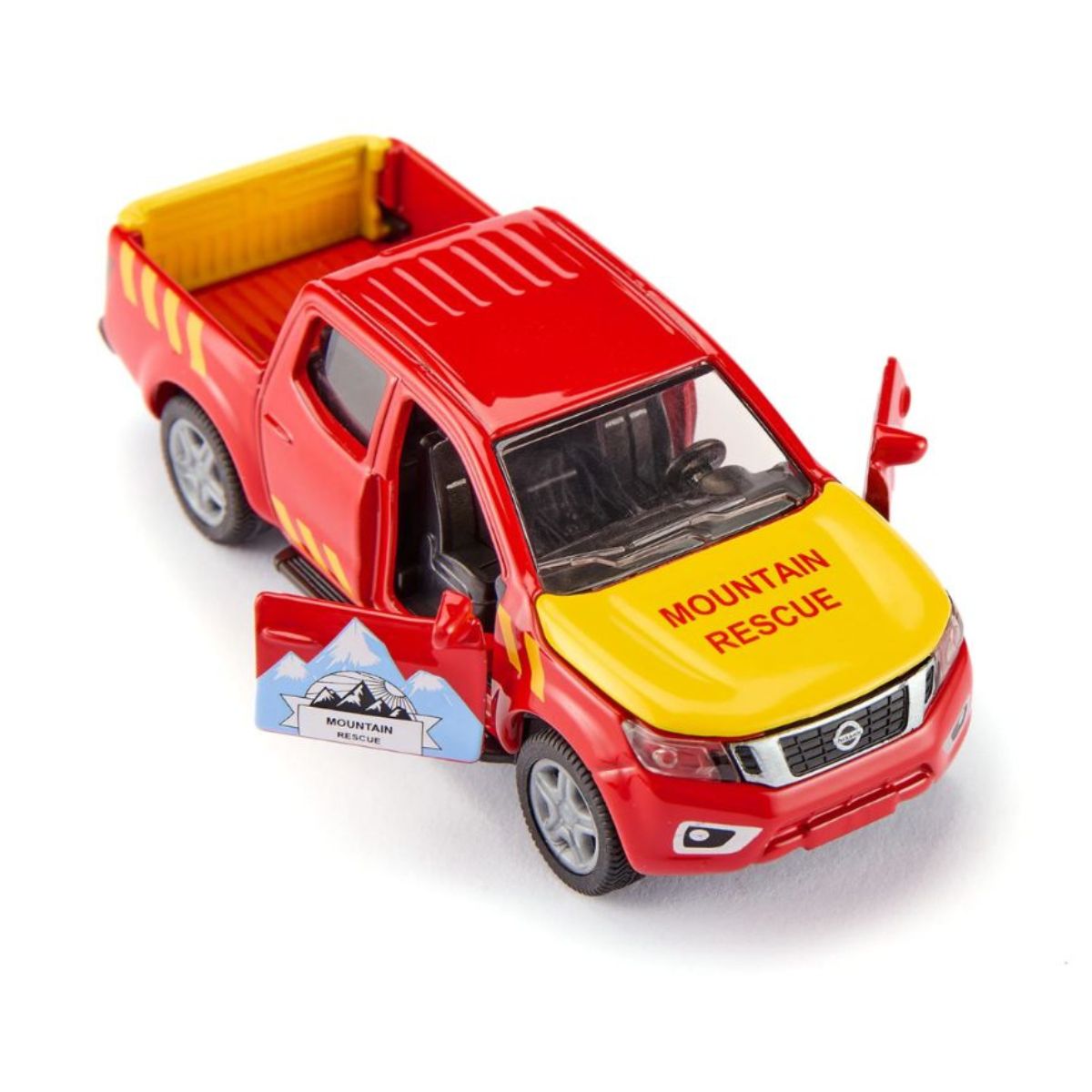 Đồ Chơi Xe Nissan Navara Chở Trực Thăng Cứu Hộ SIKU 2570