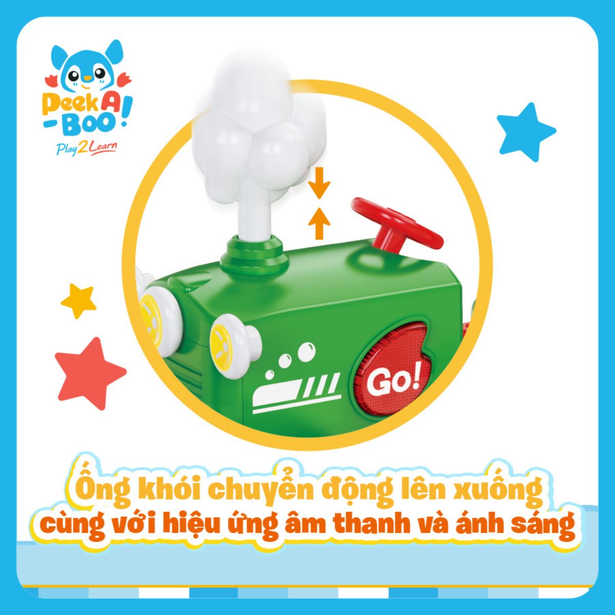 Đồ Chơi Xe Nông Trại Vui Nhộn PEEK A BOO PAB070