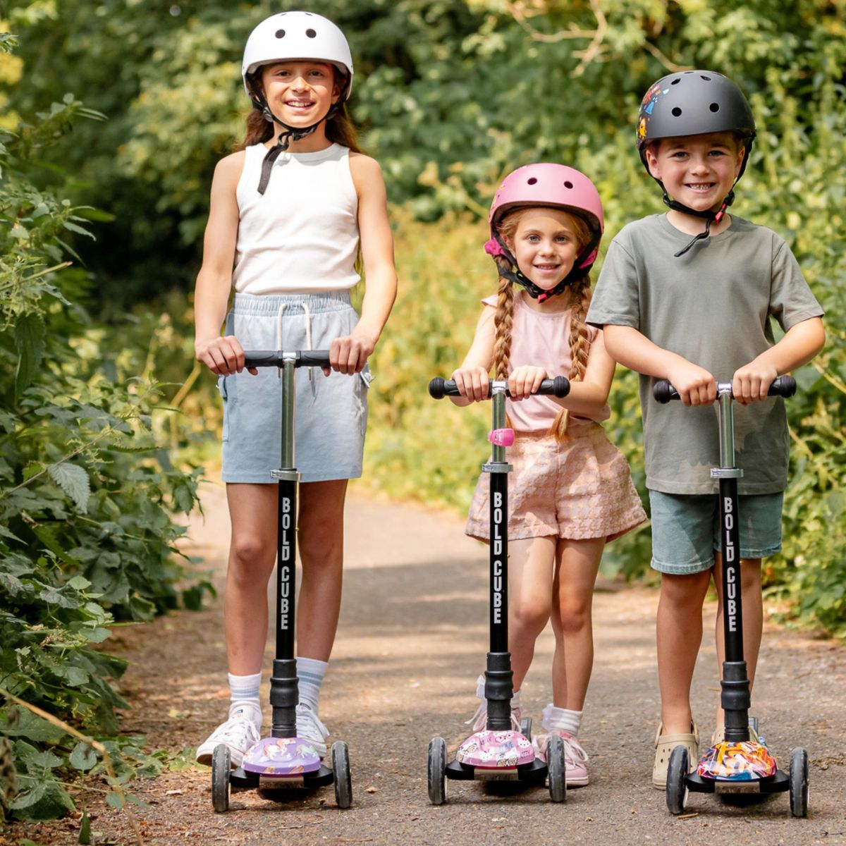 Xe Scooter 3 Bánh Boldcube Lớn Họa Tiết Đường Phố SCOOTER SKY026