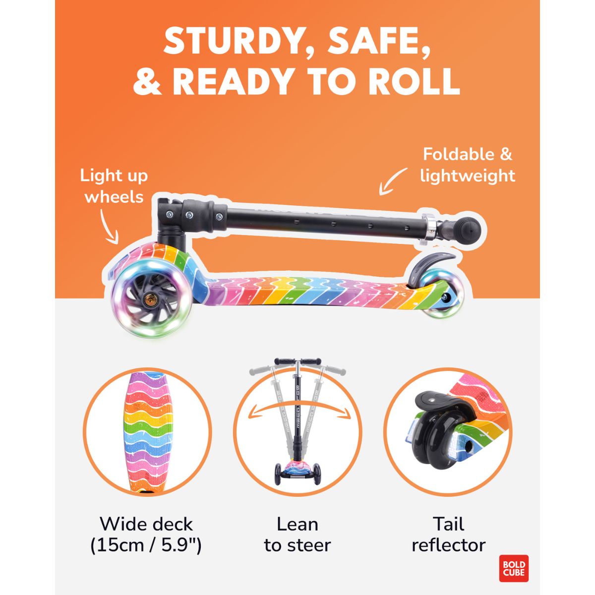 Xe Scooter 3 Bánh Boldcube Lớn Họa Tiết Ngân Hà SCOOTER SKY024