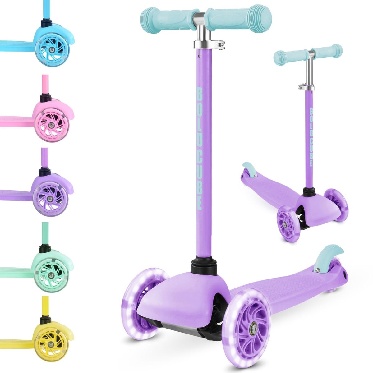 Xe Scooter 3 Bánh Boldcube Teeny Màu Tím SCOOTER SKY006