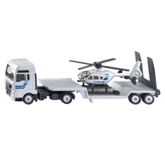 Đồ Chơi Xe Tải Man Truck Chở Trực Thăng Cảnh Sát SIKU 1759